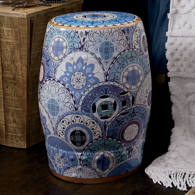 Circle Ceramic Stool, , large