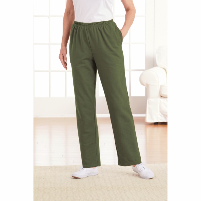 Casual Fleece Cotton-Blend Pant for Women, , large