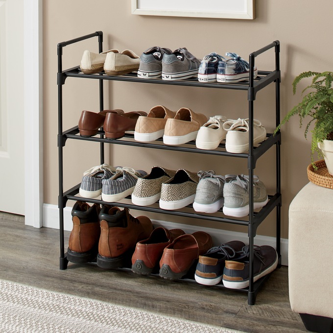 4-Tier Shoe Rack, , large