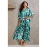 Alluring Long Caftan with V-Neck, , large