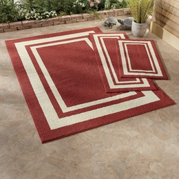 3-Piece Borderline Indoor/Outdoor Rug Set, , large