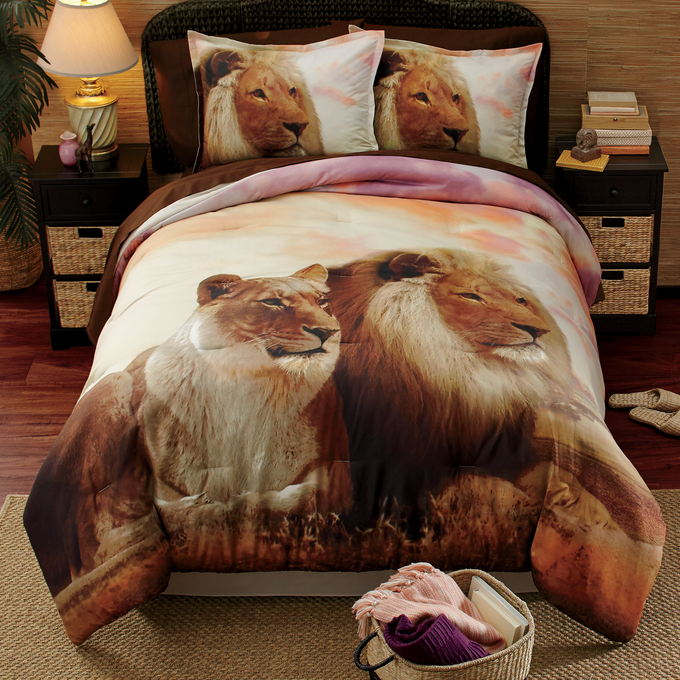 Lion Comforter Set Montgomery Ward