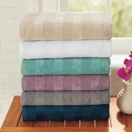 Set of 2 Quick Dry Bath Towel, , large