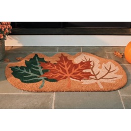 Leaf Trio Coir Mat - 18" x 30", , large