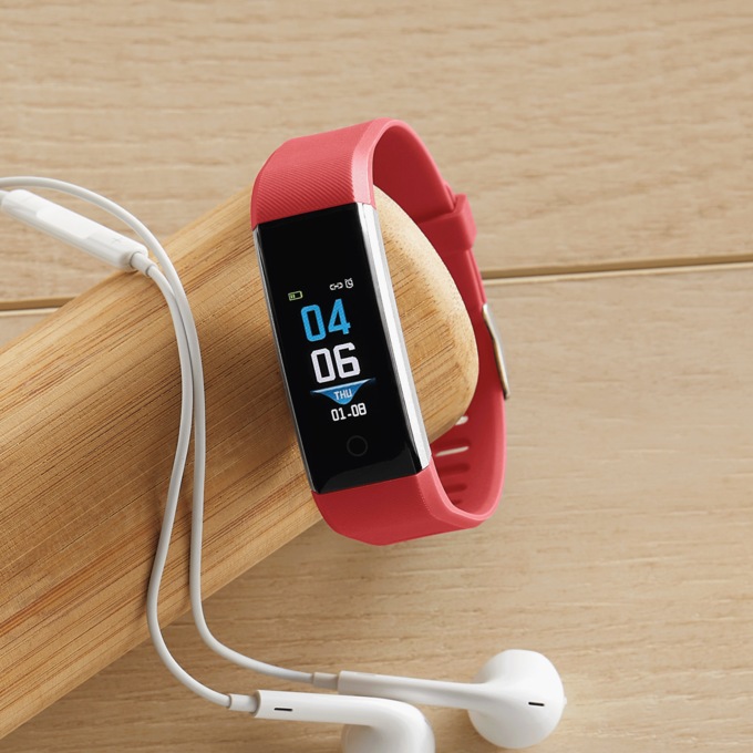 Chillband Smart Activity Tracker, Red, large