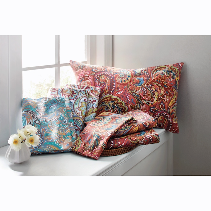 Color Connection Paisley Microfiber Sheet Set, , large