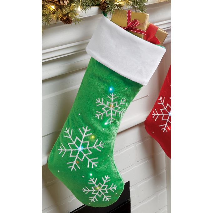 Snowflake Stocking, , large