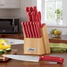 Ginny&#39;s 14-Piece Cutlery Knife Block with Sharpener, , large