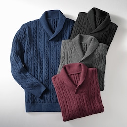 Shawl Collar Sweater, , large