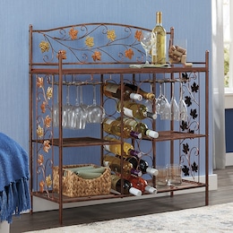 Autumn Leaves Wine Rack, , large