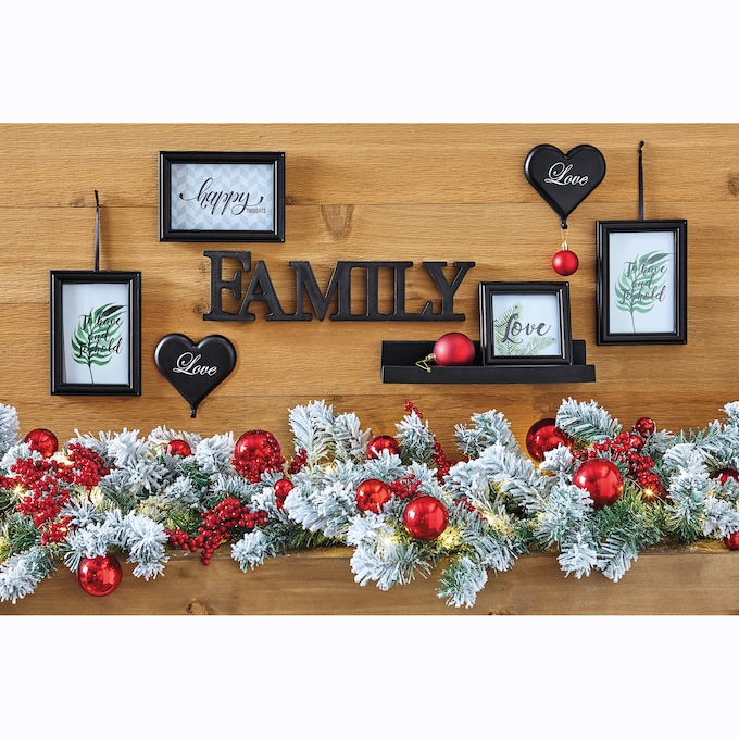 6-Piece Photo Frame and Shelf Gallery Set, , large