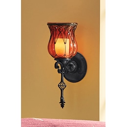 Captivating Glass Wall Sconce, , large