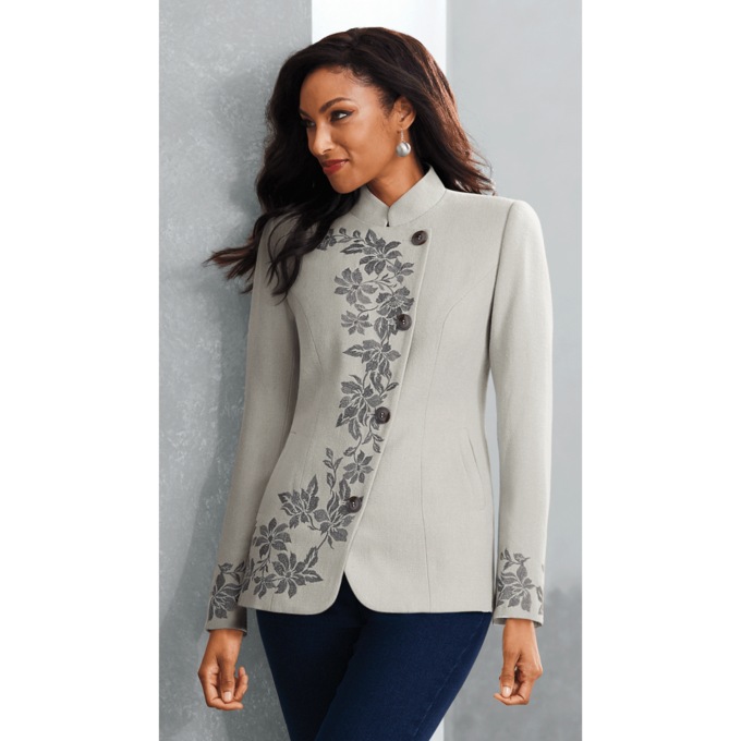 Ivy Embroidered Jacket, , large