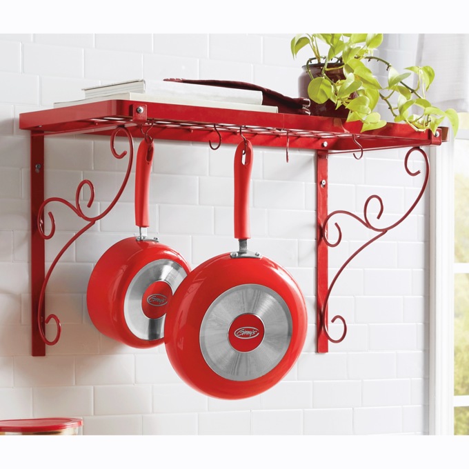 Scroll Wall Pot Rack, , large