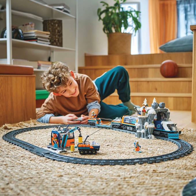 LEGO City Explorers' Arctic Polar Express Train, , large