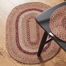 Ginger Braided Mat - 20&quot; x 29.5&quot;, , large