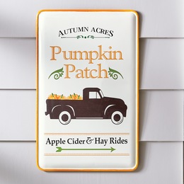 Pumpkin Patch Wall Sign, , large