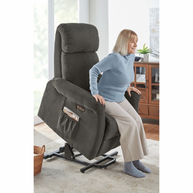 Lay-Flat Powered Lift Recliner, , large