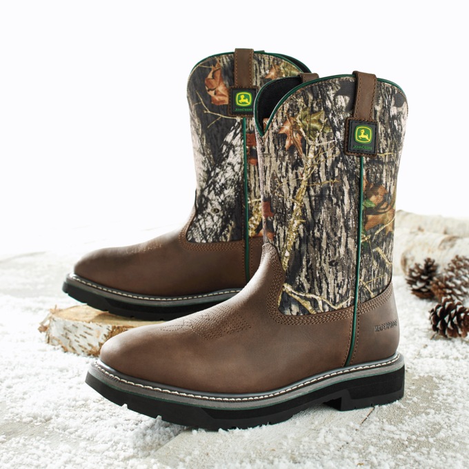  John Deere Rowood Camo Boot by Skechers Waterproof Work Boot, , large