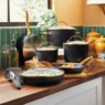 Farberware 12-Piece Forged Aluminum Cookware Set, Black, large