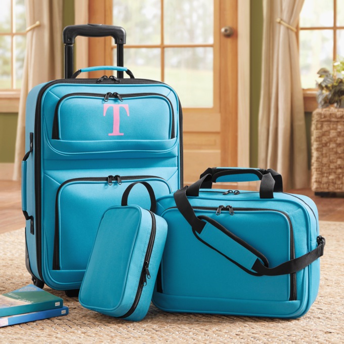 Montgomery Ward Personalized 3-Piece Soft-Sided Carry-On Set, , large