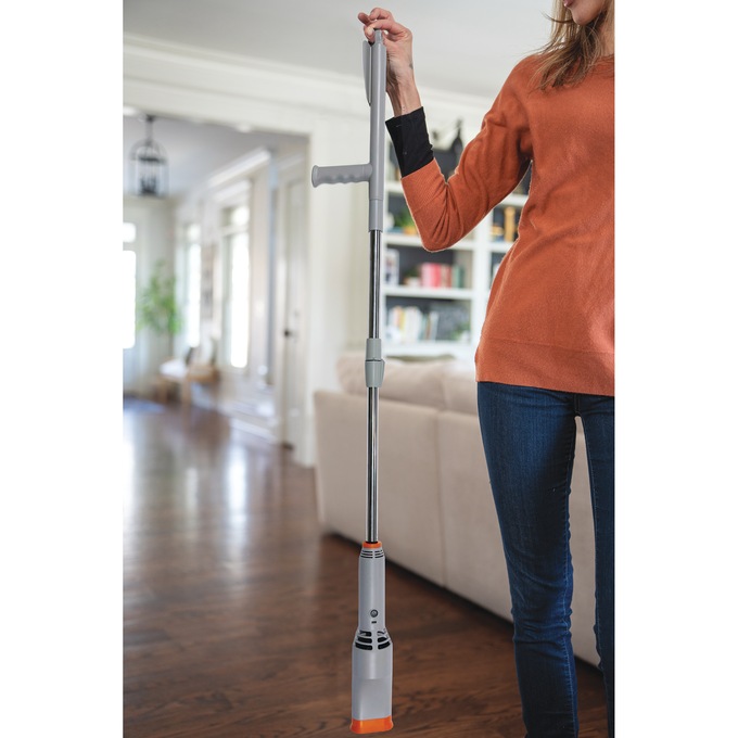 Rocket Sweeper Cordless Air Broom, Gray, large