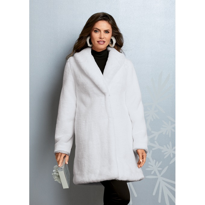 Emberlin Faux-Fur Coat, , large