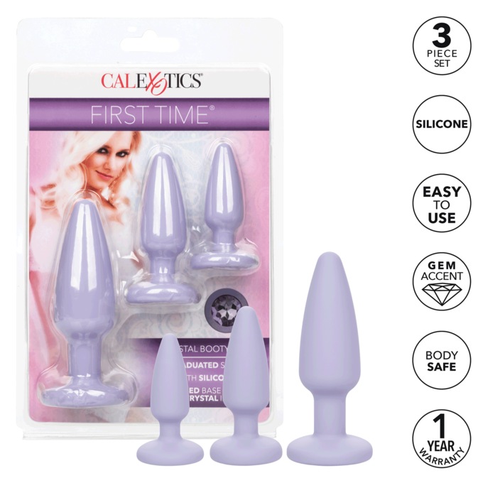 First Time Crystal Booty Kit by Calexotics, , large
