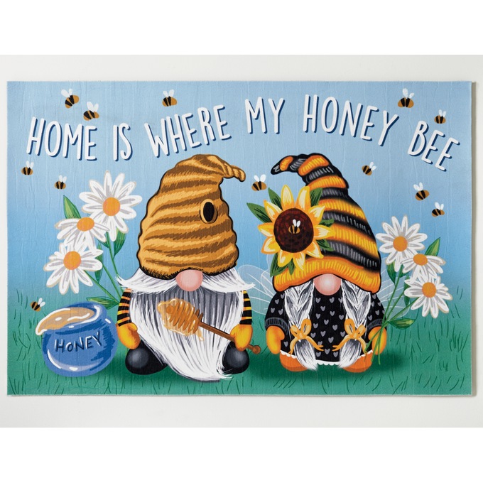 Gnomes & Honey Indoor/Outdoor Mat - 20" X 30", , large