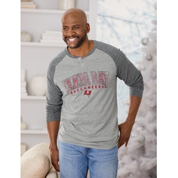 Men&amp;&#35;39;s NFL Long-Sleeve Henley, , large