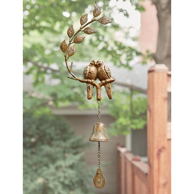 Love Birds Wind Chime, , large
