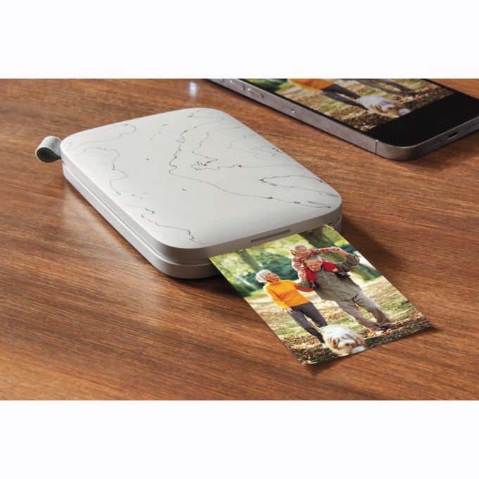HP Sprocket 2.3&quot; x 3.4&quot; Photo Printer and Refill Paper, , large
