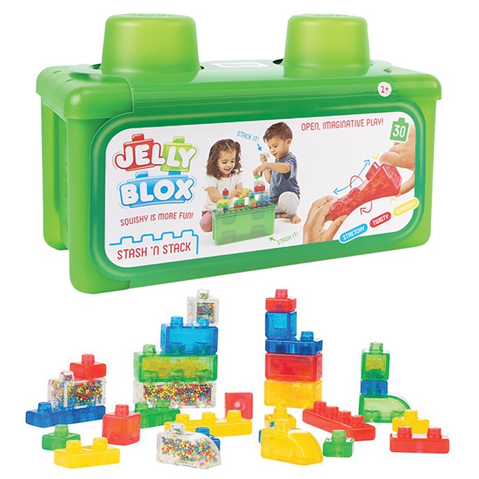 Jelly Blox Stash & Stack, Green, large