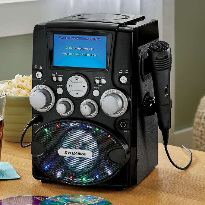 Sylvania karaoke bluetooth microphone outlet