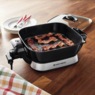 West Bend 11" 4.2-Quart Electric Skillet with Foldable Base, Black, large