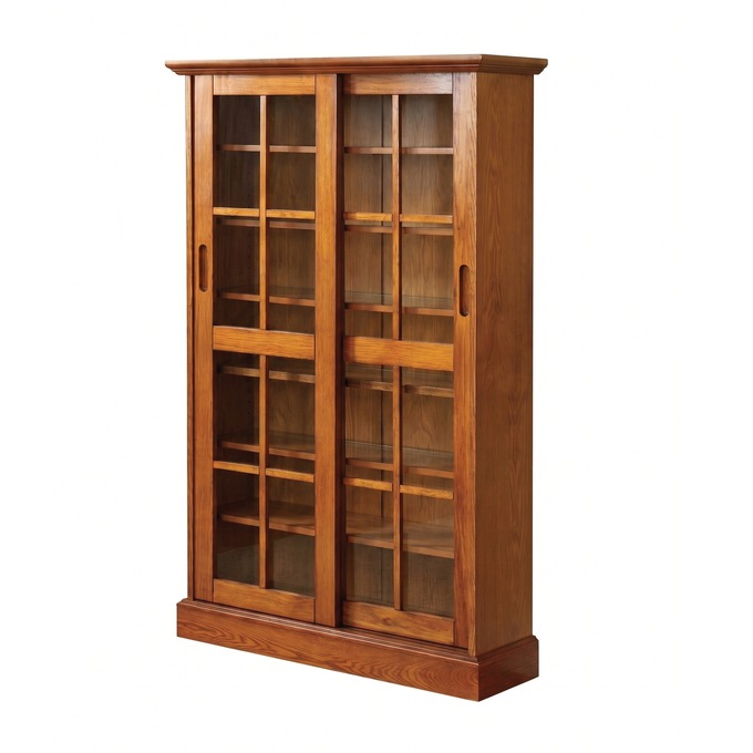 Merrick Sliding-Door Media Cabinet, , large