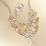 Crystal Wings Necklace & Earring Set, , large