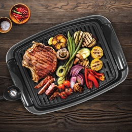 Elite Gourmet Nonstick Electric Grill, , large
