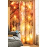 Lit Reversible Fall Trees Room Screen, Multi, large