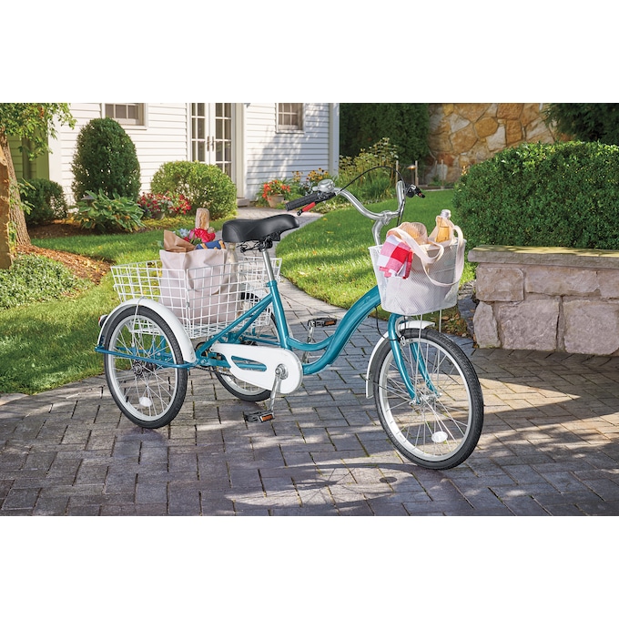 Adult Tricycle with Two Baskets, , large