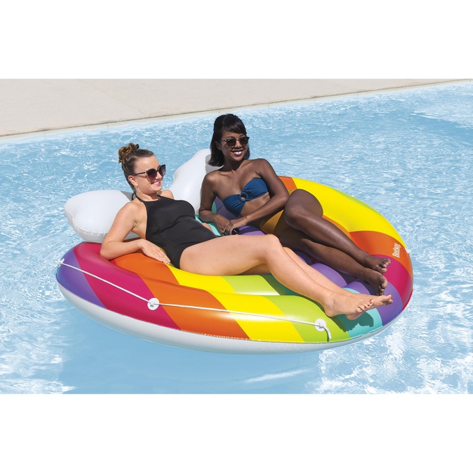 Bestway Rainbow Dreams Pool Island, , large