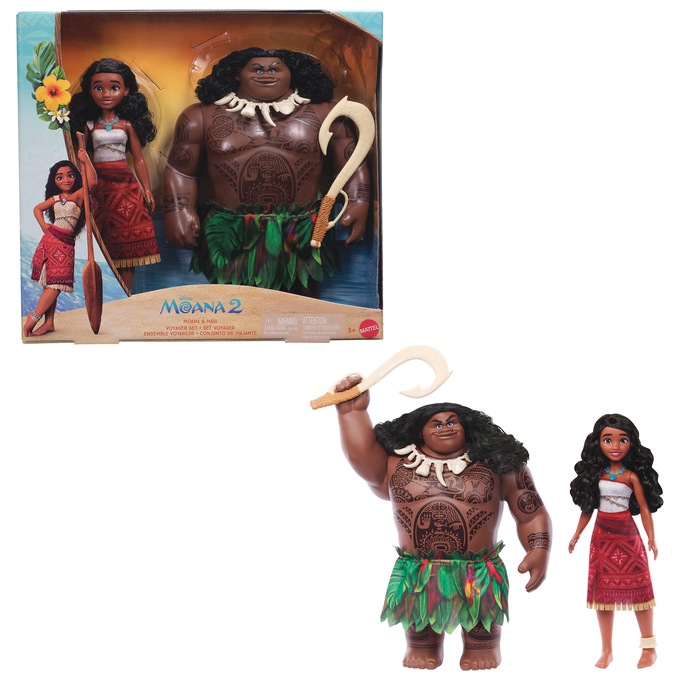 Disney Moana 2 - Moana & Maui Voyager Set of 2 Dolls, , large