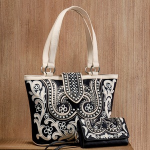 Montana West Hawley Embroidered Tote, , large