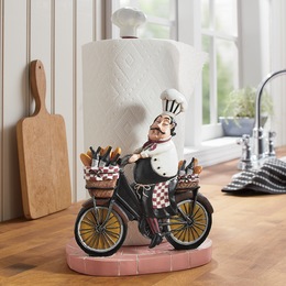 Bon Appetit Chef Paper Towel Holder, , large