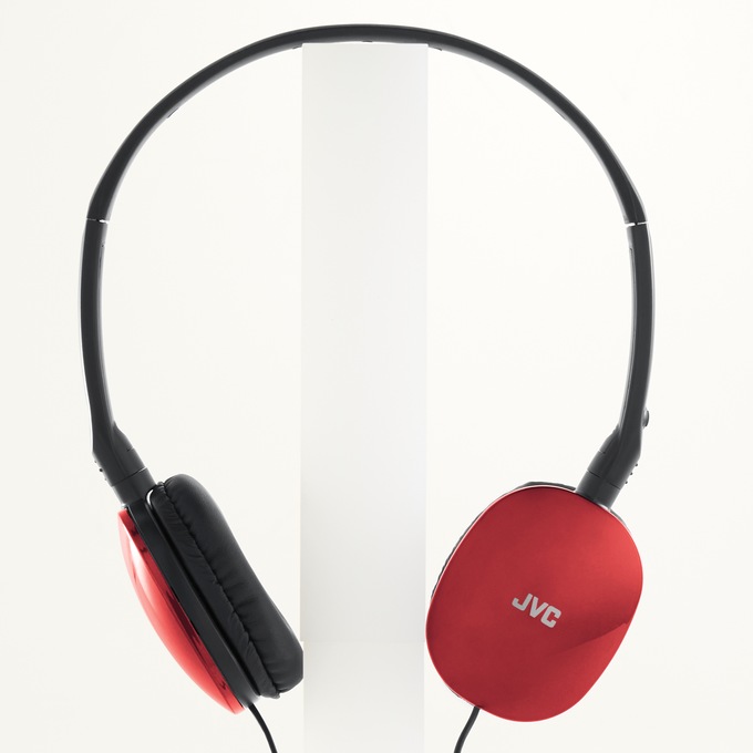 JVC Lightweight Folding Wired Headphones, , large