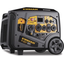 Firman 6850/5500W Gas Inverter Portable Generator, Remote Start, 120/240 V CO Alert, , large