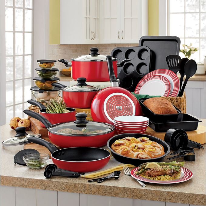 Chef Tested 50-Piece Mega Kitchen Set by Wards, , large