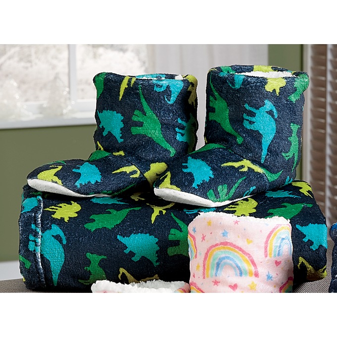 Kids&#39; Novelty Throw & Bootie Set, , large