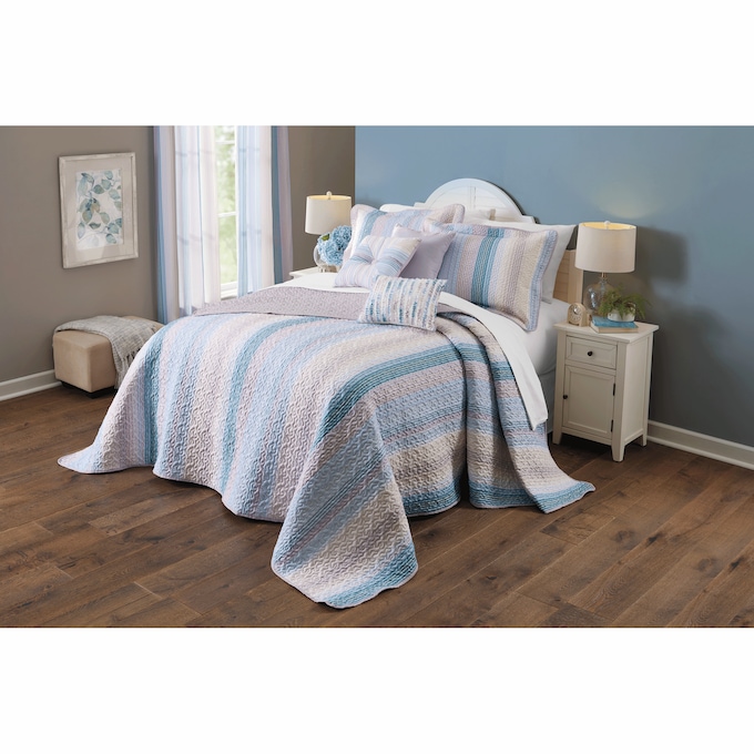 Hampton Stripe 6-pc. Bedspread Set, , large