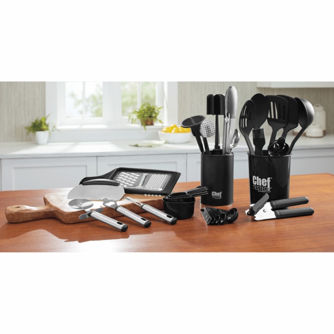 Chef Tested 30-Piece Kitchen Utensil Set by Wards, , large